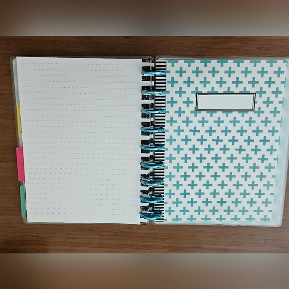 Happy Planner Notebook Standard Size + Metal Discs & 2 Folders | Lined & DotGrid - Picture 5 of 10